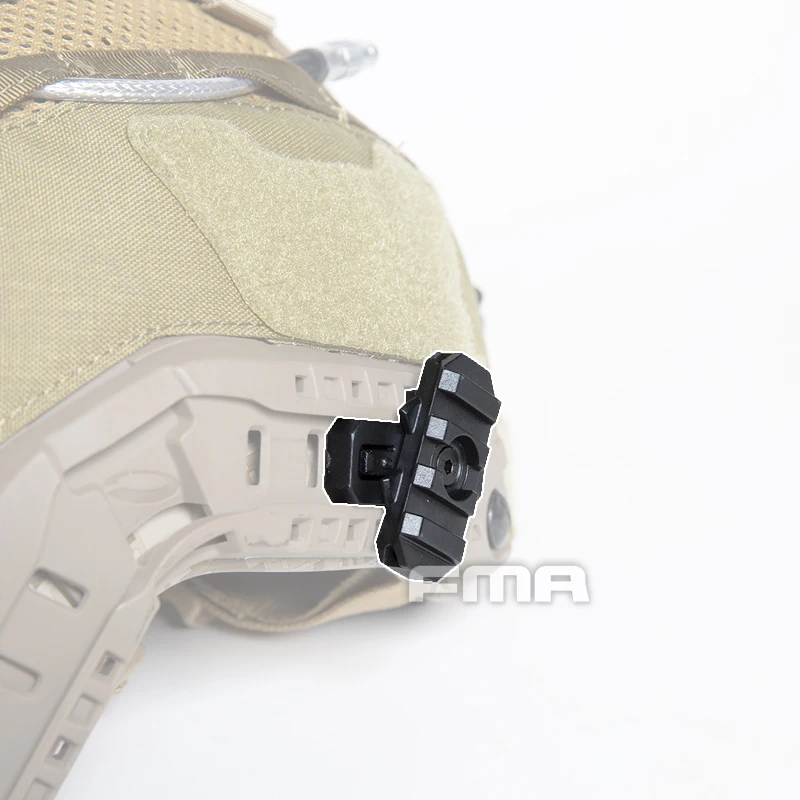 Men Accessories Guide - 戦術ヘルメットアクセサリー FMA ACR ヘルメットマウント 360 回転バックルガイドレール懐中電灯マウント