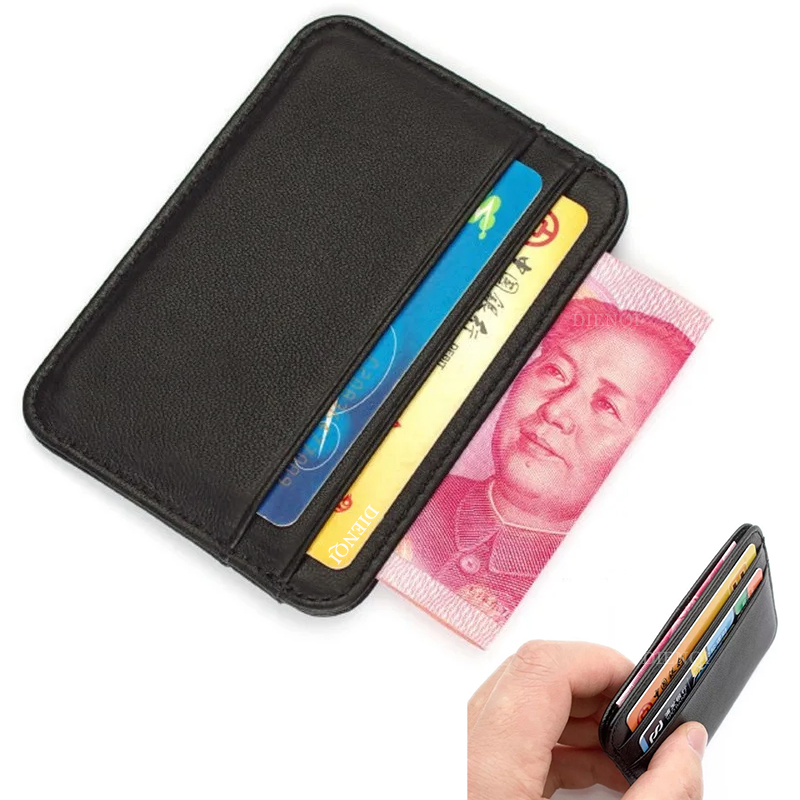 Men'S Accessories Wallet - 本革名刺入れ メンズ ビジネス ID クレジットカードホルダー 本革