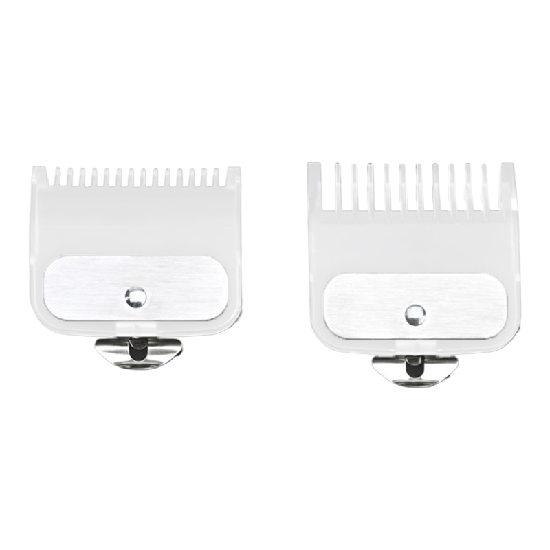 Men Accessories Guide - 2個入りヘアクリッパーガイドコームセット 1.5mmと4.5mmの標準アタッチメントガード トリマー交換用アクセサリー