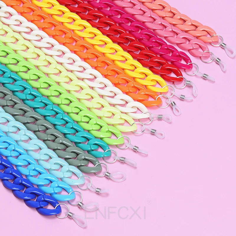 Men Accessories Neck Chain - Jnpcxi-男性と女性のための滑り止めアクリルサングラスチェーン,老眼鏡コード,ネックストラップ,迅速な発送