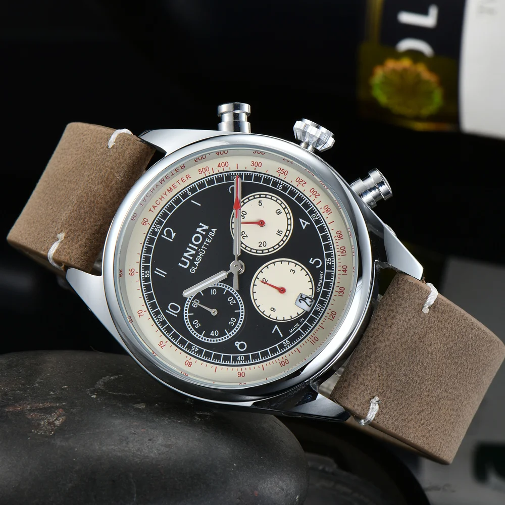 Men Accessories Sale - 2026 トップ素敵なホットセールトップブランドの腕時計メンズ多機能クロノグラフ腕時計ファッションビジネススポーツ AAA 男性時計