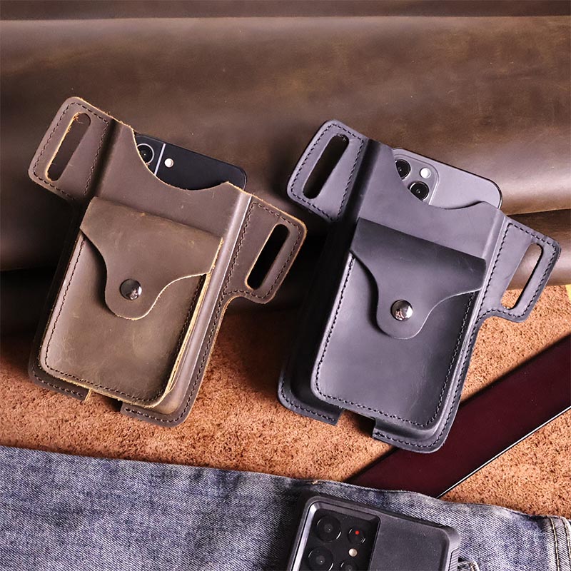 Men'S Accessories Wallet - 男性用本革ベルト,牛革ベルト,ウォレット,携帯電話,ヴィンテージギフト,1個