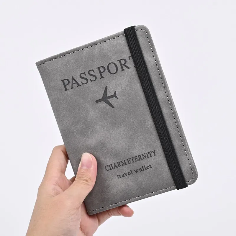 Men'S Accessories Wallet - 男性用PUレザーハンドキャリー財布、パスポート財布、名刺入れ、男性用トラベルアクセサリー