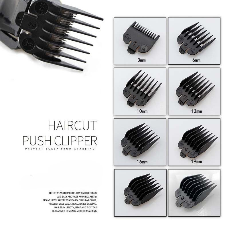 8グリッドサイズメンズヘアクリッパーリミットコームサロンバー - Men Accessories Guide のレビューと価格
