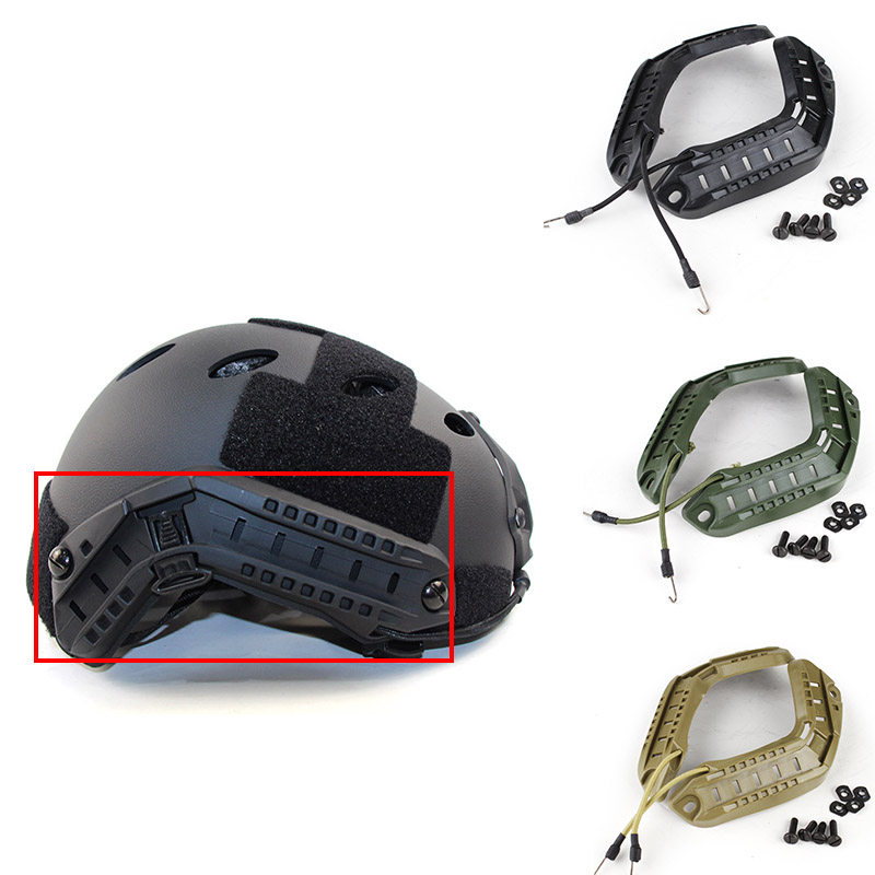 戦術的なクイックヘルメットアクセサリー,レール取り付けガイド - Men Accessories Guide のレビューと価格