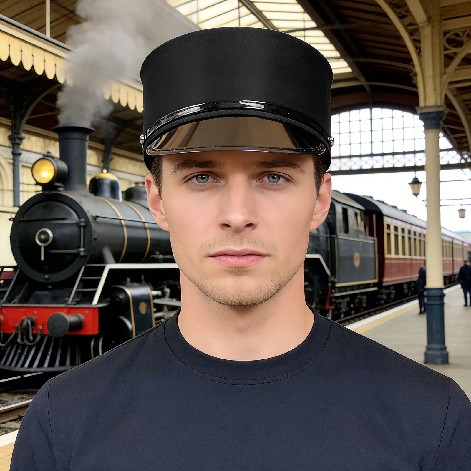 電車のエンジニア、運転手、ドアマン、ホテルのウェイター用帽子 - Men Accessories H&M のレビューと価格