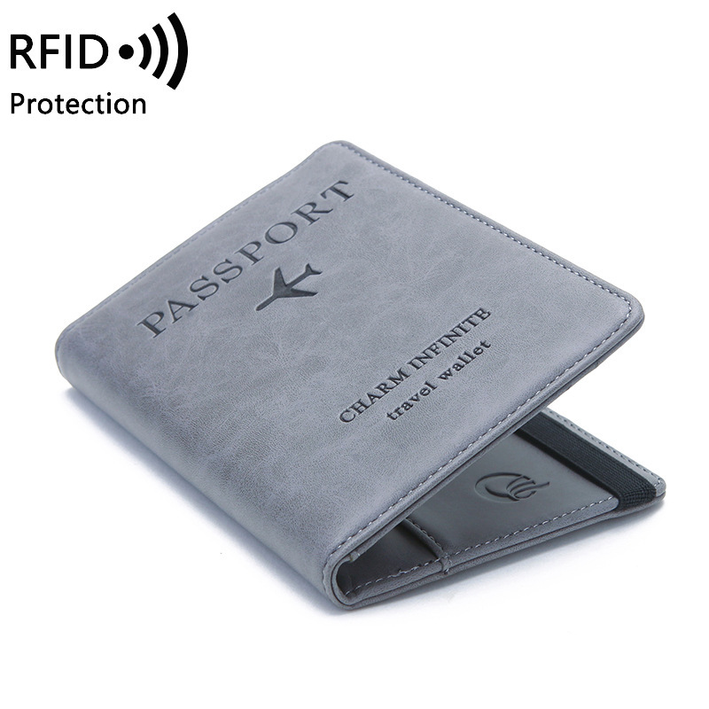 ユニセックス PU レザー パスポート ホルダー - RFI - Men'S Accessories Wallet のレビューと価格