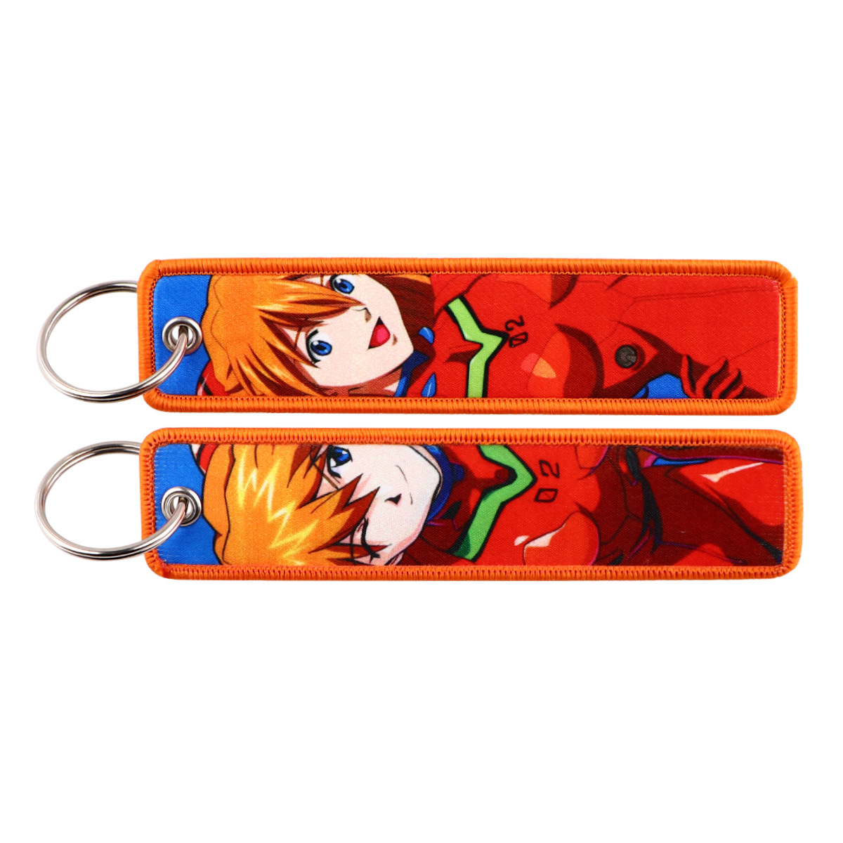 アニメ EVA 刺繍キーフォブクールキータグキーホルダー女性 - Men Accessories Sale のレビューと価格