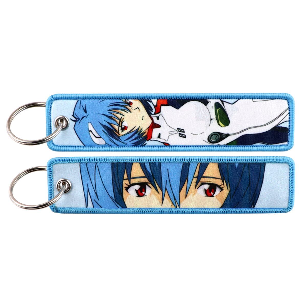 アニメ EVA 刺繍キーフォブクールキータグキーホルダー女性 - Men Accessories Sale のレビューと価格