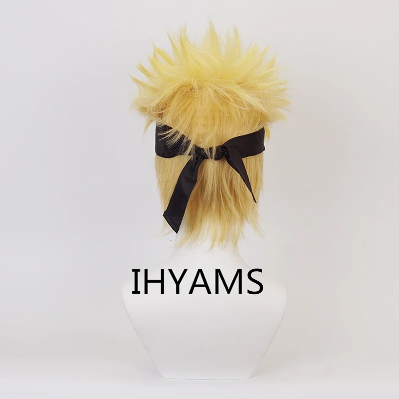 ショートコスプレウィッグ,耐熱ウィッグ,ゴールデンイエロー, - Men Accessories H&M のレビューと価格