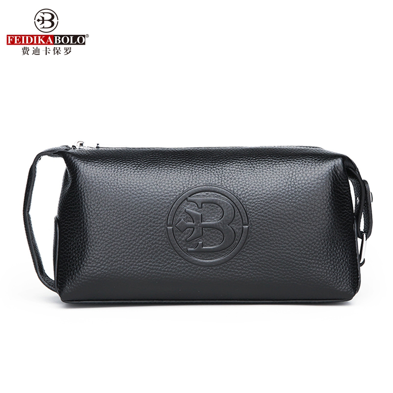Feidekaro-男性用牛革レザーハンドバッグ,有名ブラン - Men'S Accessories Wallet のレビューと価格