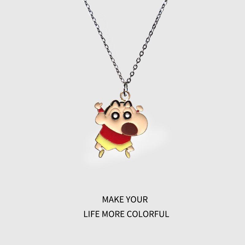 クレヨンしんちゃん漫画ネックレス、かわいい和風、親友、カップ - Mens Accessories Style のレビューと価格