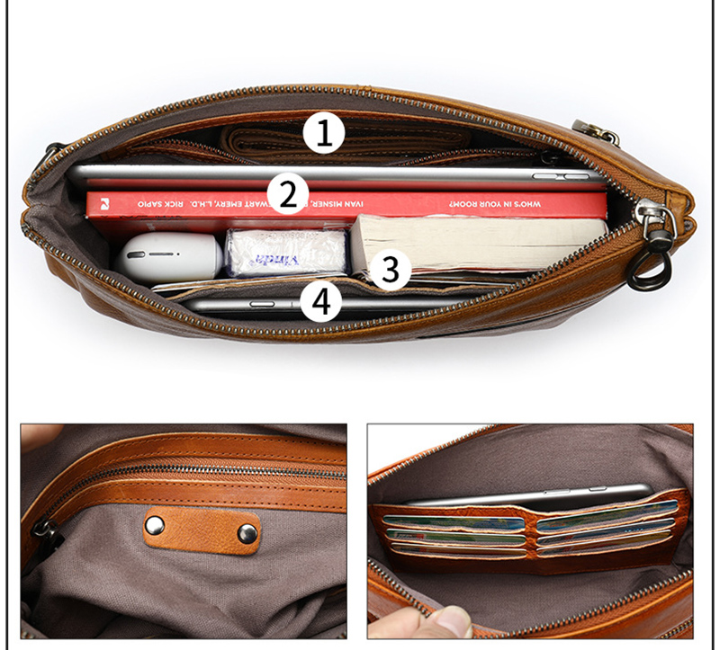 Luufan-男性用の本革の財布,日常的なポケット,ヴィンテ - Men'S Accessories Wallet のレビューと価格