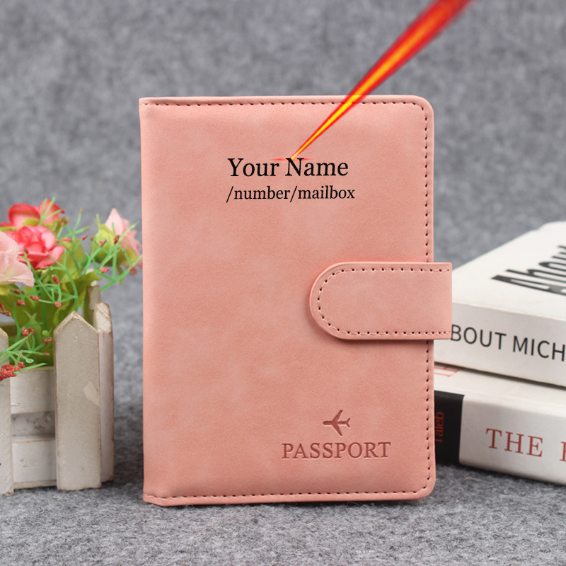 磁気ボタンパスポートカバーカバーネームカスタマイズ Rfid - Men'S Accessories Wallet のレビューと価格