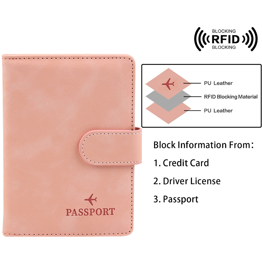 磁気ボタンパスポートカバーカバーネームカスタマイズ Rfid - Men'S Accessories Wallet のレビューと価格