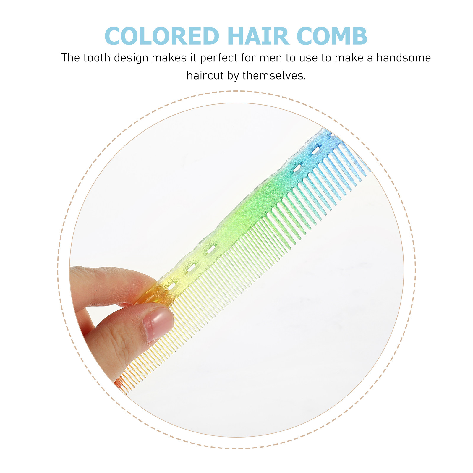 3 個理髪店ヘアコーム細かく配置された歯理髪スタイリングツー - Mens Accessories Style のレビューと価格