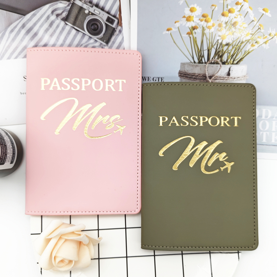2 個セット Mr/Mrs 恋人カップル PU レザーパスポ - Men'S Accessories Wallet のレビューと価格