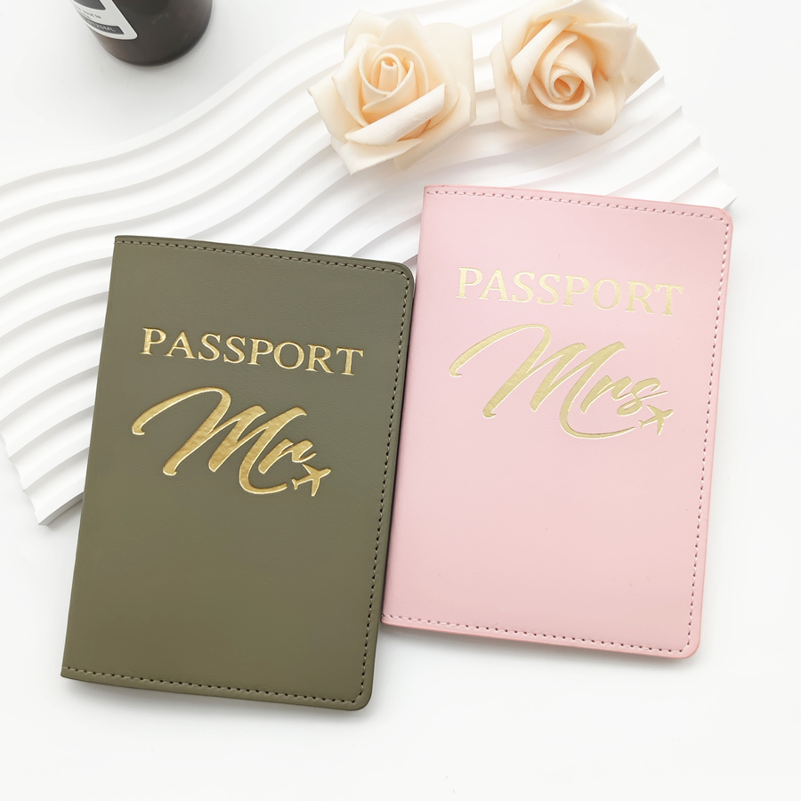 2 個セット Mr/Mrs 恋人カップル PU レザーパスポ - Men'S Accessories Wallet のレビューと価格