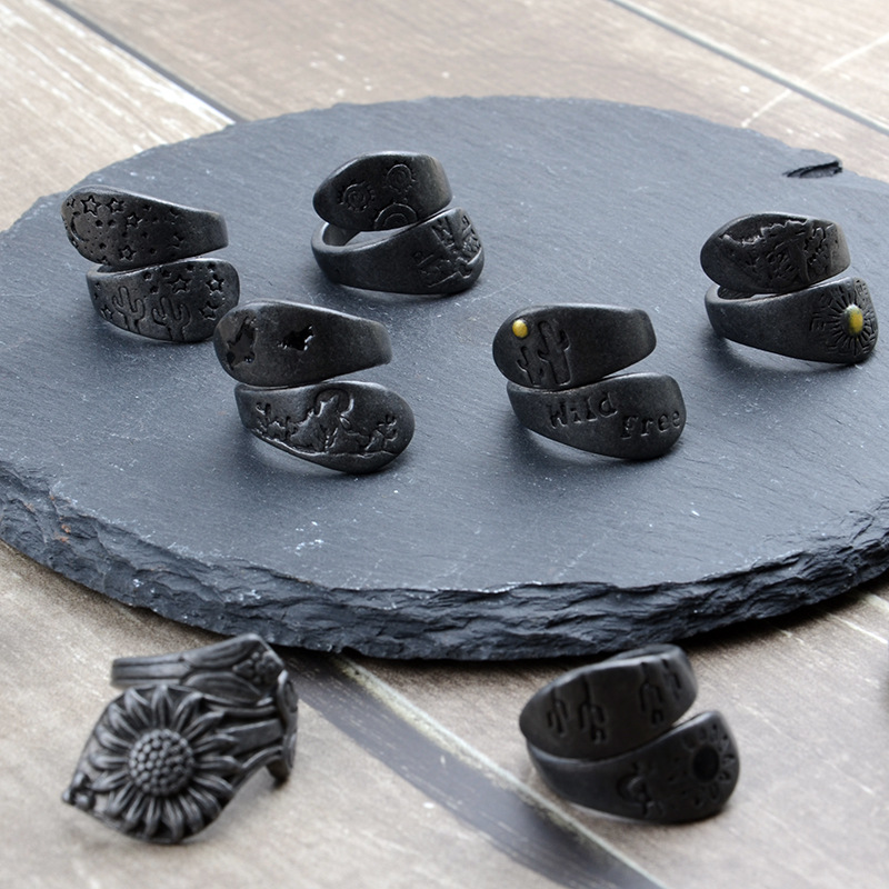DIYアクセサリー Amazon越境販売 レトロ メンズ＆レ - Men'S Accessories Rings のレビューと価格