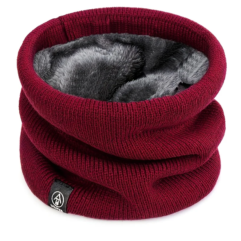 冬用ネックウォーマー スカーフ フリース裏地付き 防風ゲート - Men'S Accessories Rings のレビューと価格