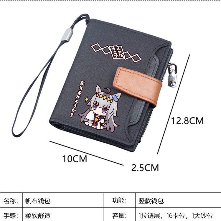 日本のアニメリトルクリハットショートコスプレ財布ハンドヘルド - Men'S Accessories Wallet のレビューと価格