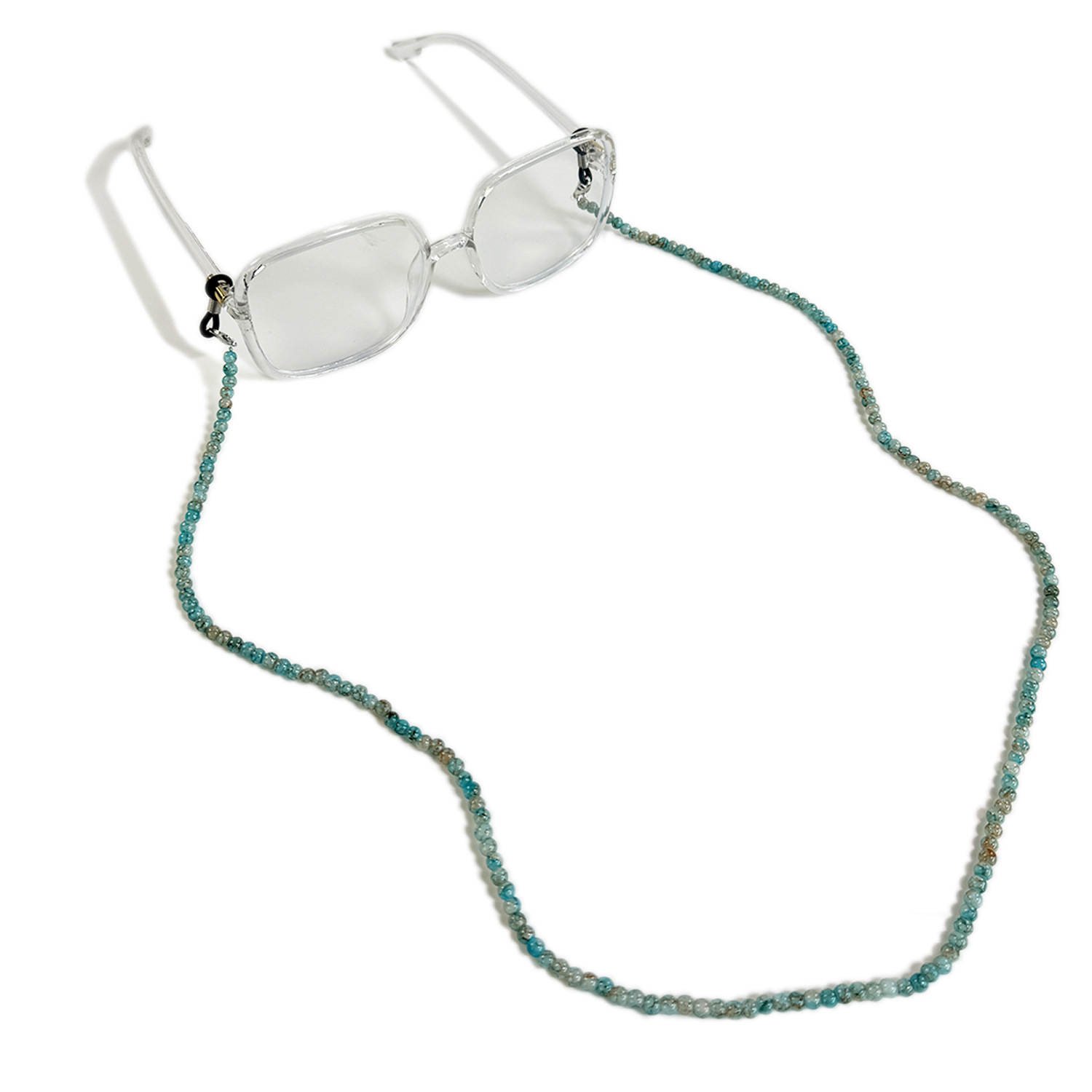 中国風ガラスビーズ眼鏡チェーンカラフルな手作りレトロ紛失防止 - Men Accessories Neck Chain のレビューと価格