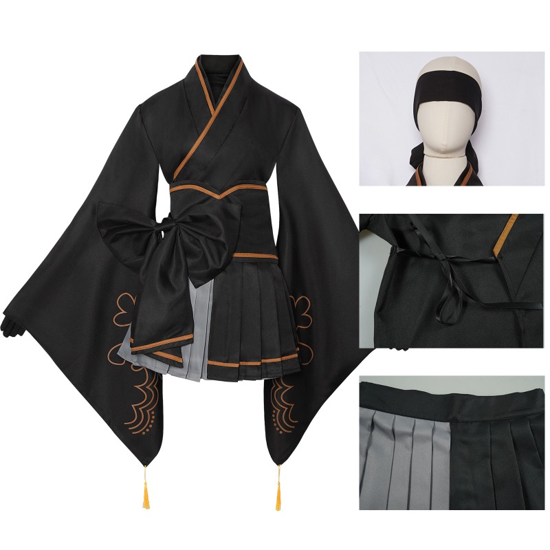 ニーア オートマタ ヨルハ2号B型 9S 2B 着物 コスプ - Men'S Kimono Accessories のレビューと価格