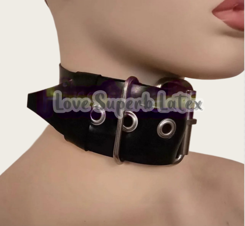 0.4 ミリメートルセクシーなラテックスネックチョーカーゴム - Men Accessories Neck Chain のレビューと価格