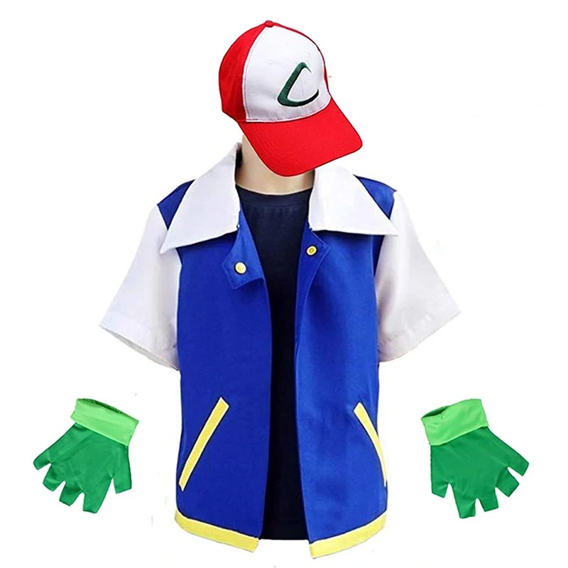 ハロウィンコスプレ衣装アニメアッシュケッチャムトレーナーパー - Men Accessories H&M のレビューと価格
