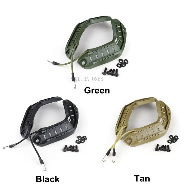 戦術的な高速ヘルメットサイドレールセットペイントボール射撃ガ - Men Accessories Guide のレビューと価格