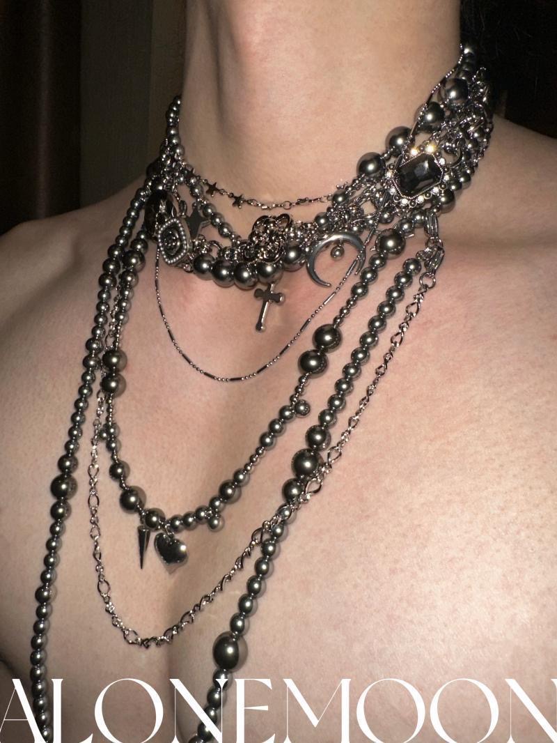 男性と女性のためのチタンとスチールのボディチェーン,オリジナ - Mens Accessories Style のレビューと価格